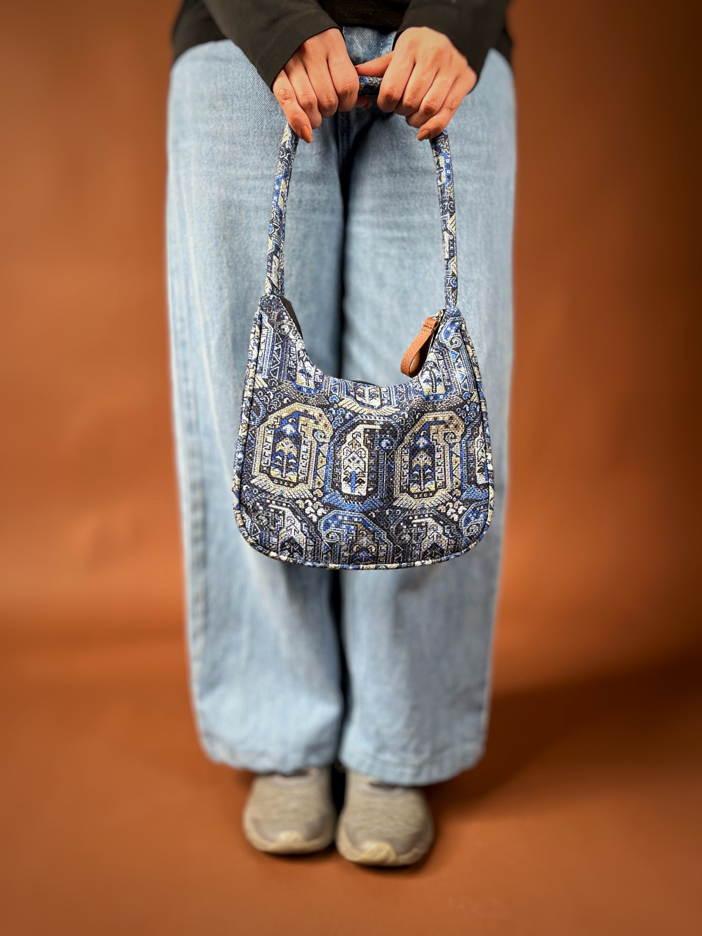 Dofre Elle Shoulder Bag - Blue pattern